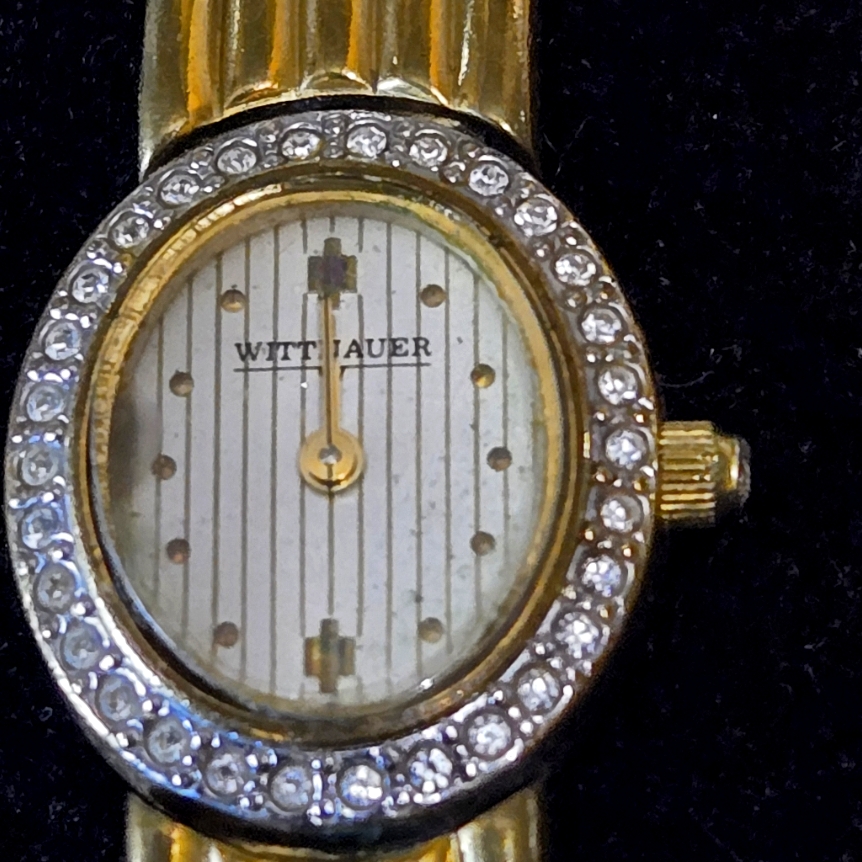 Wittnauer Gold And Silver Crystal Watch